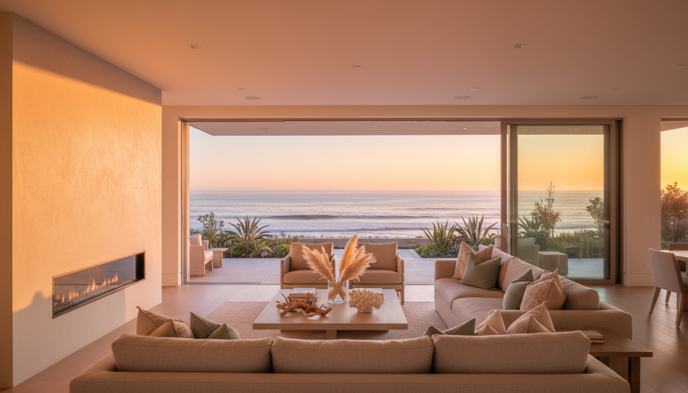 luxury staging huntington beach coastal