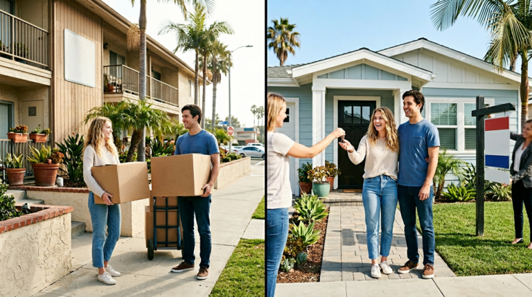Rent vs buy Huntington Beach break-even math comparison for coastal buyers
