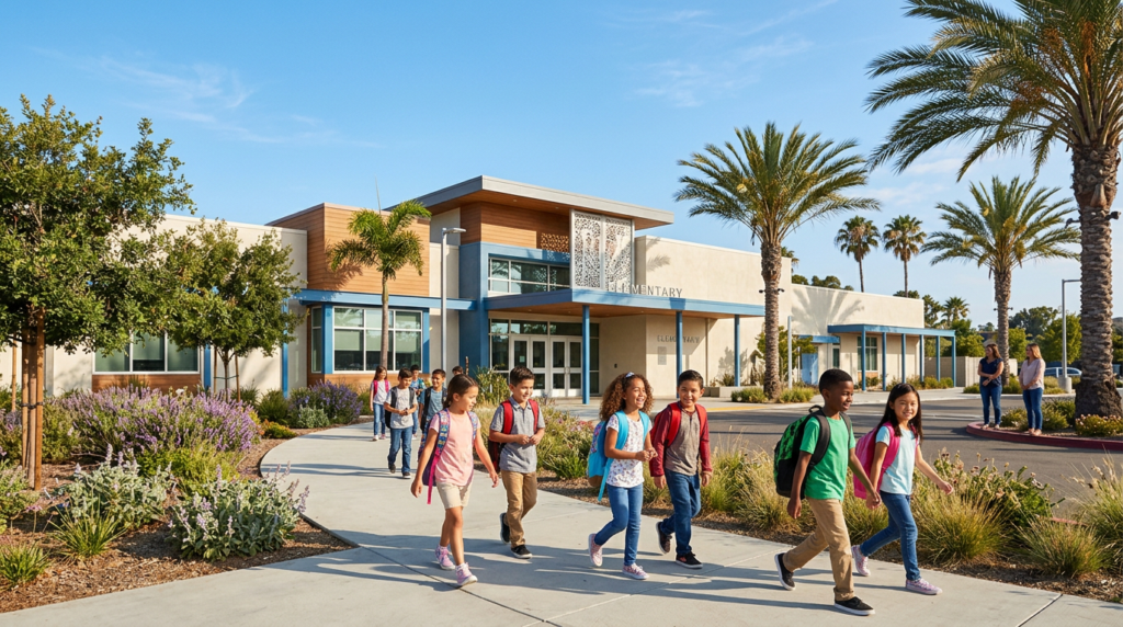best schools Huntington Beach elementary school campus
