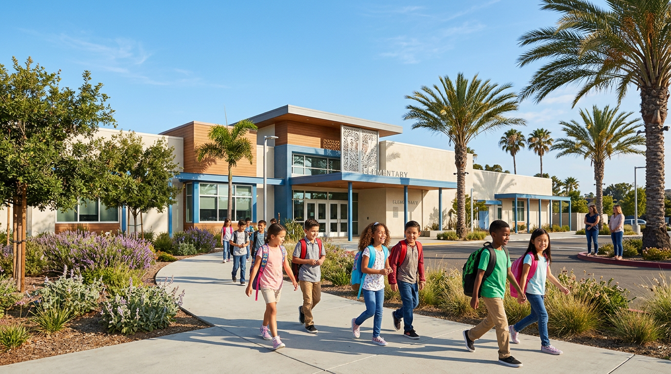best schools Huntington Beach elementary school campus